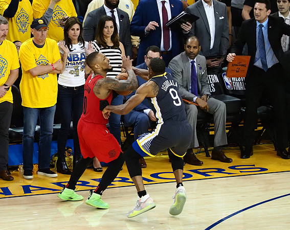 NBA: Playoffs-Portland Trail Blazers at Golden State Warriors