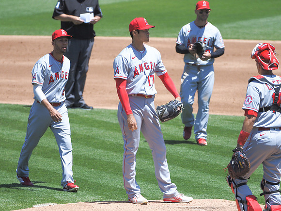 MLB: Los Angeles Angels at Oakland Athletics