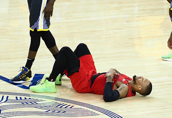 NBA: Playoffs-Portland Trail Blazers at Golden State Warriors
