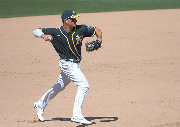 MLB: Los Angeles Angels at Oakland Athletics