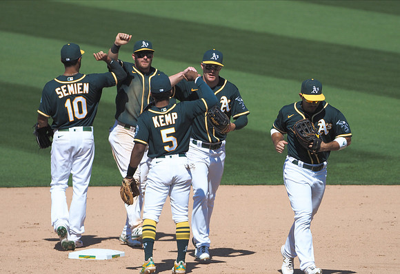 MLB: Los Angeles Angels at Oakland Athletics