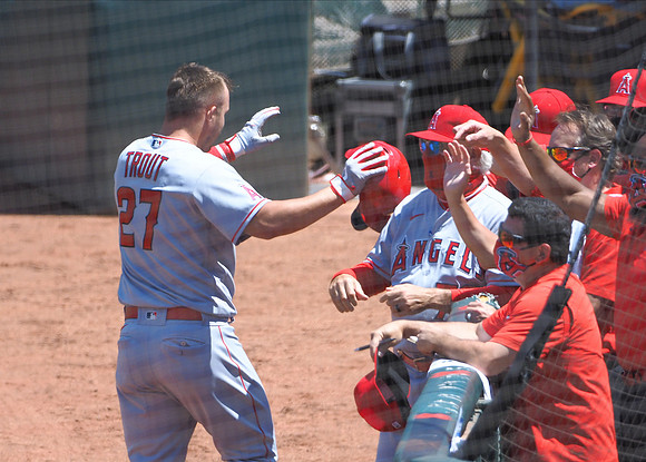 MLB: Los Angeles Angels at Oakland Athletics