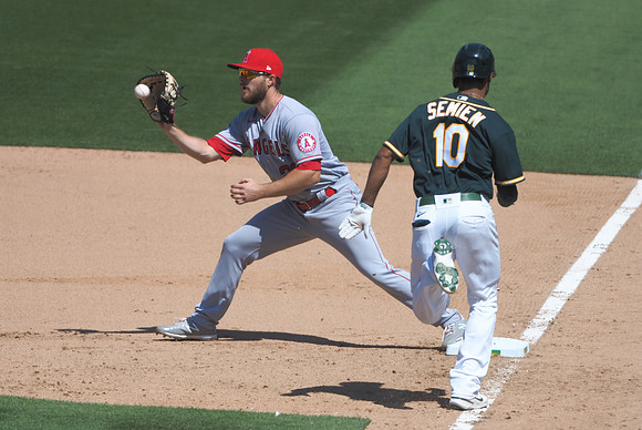 MLB: Los Angeles Angels at Oakland Athletics