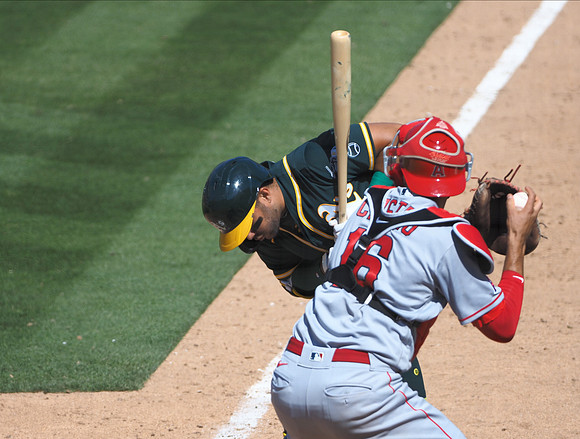 MLB: Los Angeles Angels at Oakland Athletics