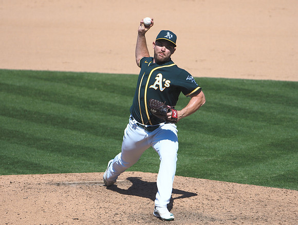 MLB: Los Angeles Angels at Oakland Athletics