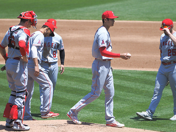 MLB: Los Angeles Angels at Oakland Athletics