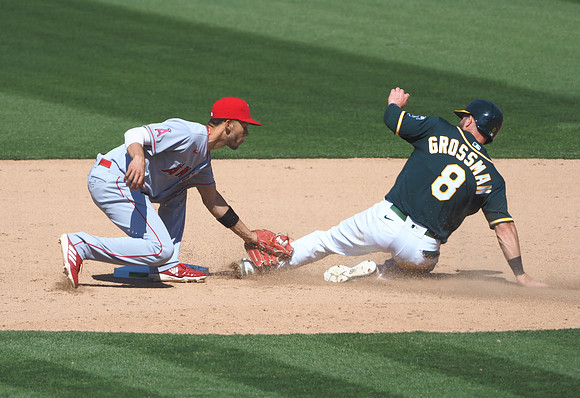 MLB: Los Angeles Angels at Oakland Athletics