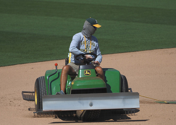 MLB: Los Angeles Angels at Oakland Athletics