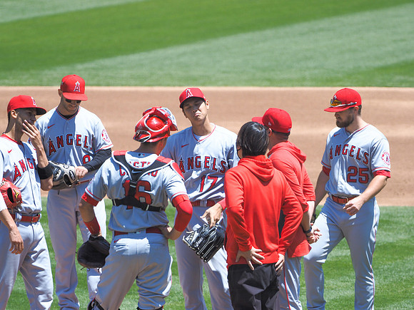 MLB: Los Angeles Angels at Oakland Athletics