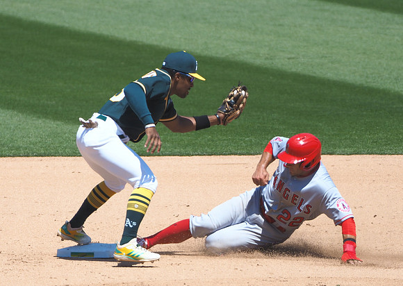 MLB: Los Angeles Angels at Oakland Athletics