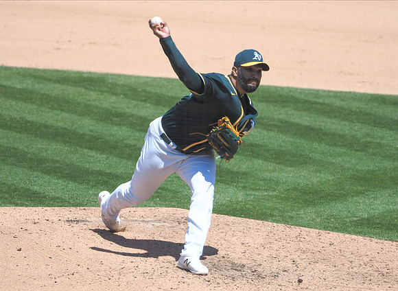 MLB: Los Angeles Angels at Oakland Athletics