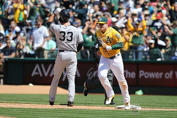 MLB: New York Yankees at Oakland Athletics