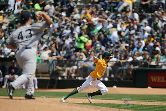 MLB: New York Yankees at Oakland Athletics
