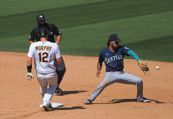MLB: Seattle Mariners at Oakland Athletics