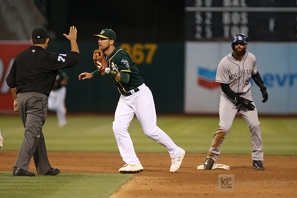 MLB: Colorado Rockies at Oakland Athletics