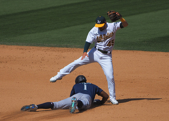 MLB: Seattle Mariners at Oakland Athletics