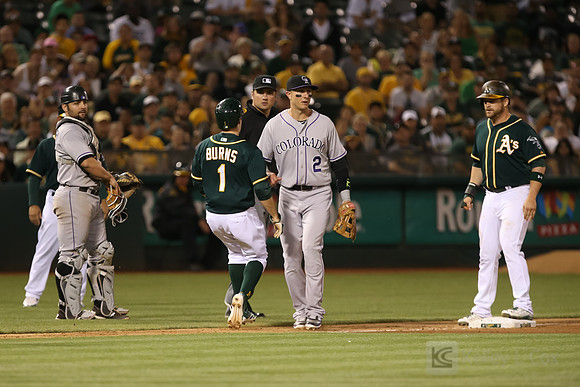 MLB: Colorado Rockies at Oakland Athletics