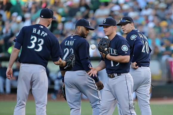 MLB: Seattle Mariners at Oakland Athletics