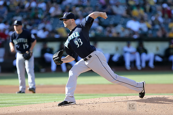 MLB: Seattle Mariners at Oakland Athletics