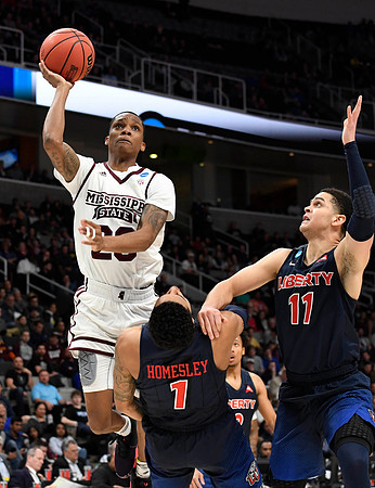 NCAA Basketball: NCAA Tournament-First Round-Liberty vs Mississippi State