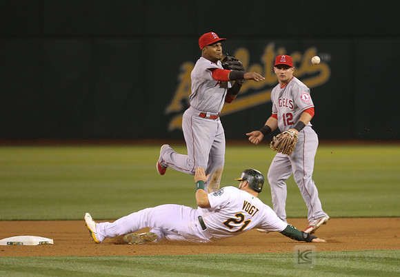 MLB: Los Angeles Angels at Oakland Athletics
