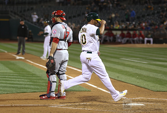 MLB: Los Angeles Angels at Oakland Athletics