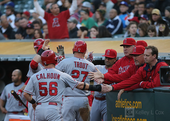 MLB: Los Angeles Angels at Oakland Athletics