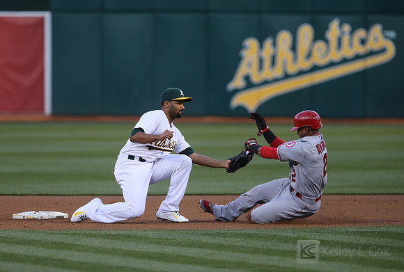 MLB: Los Angeles Angels at Oakland Athletics