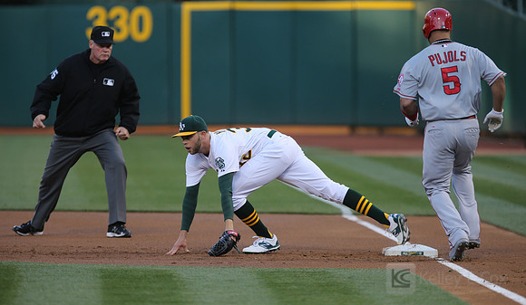 MLB: Los Angeles Angels at Oakland Athletics