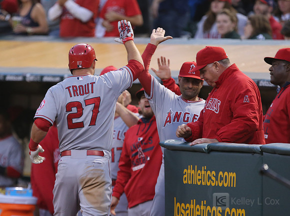 MLB: Los Angeles Angels at Oakland Athletics