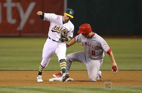 MLB: Los Angeles Angels at Oakland Athletics