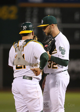 MLB: Los Angeles Angels at Oakland Athletics