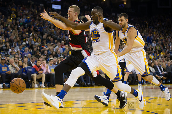NBA: Portland Trail Blazers at Golden State Warriors