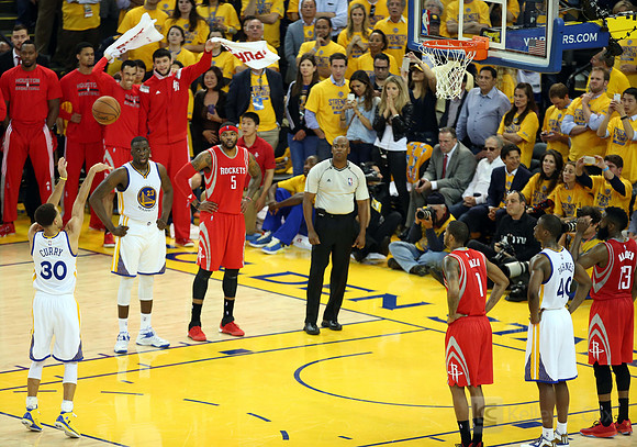 NBA: Playoffs-Houston Rockets at Golden State Warriors