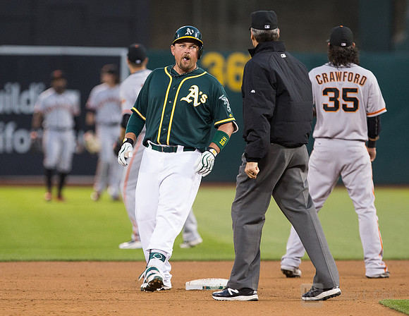 MLB: San Francisco Giants at Oakland Athletics