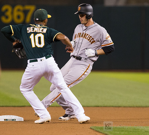 MLB: San Francisco Giants at Oakland Athletics