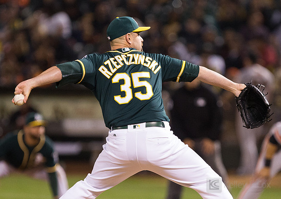 MLB: San Francisco Giants at Oakland Athletics