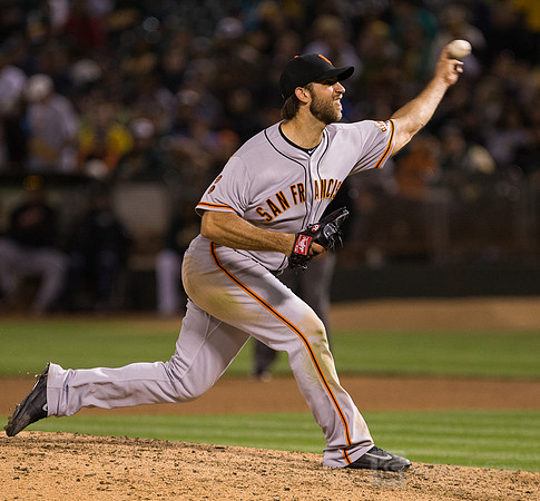 MLB: San Francisco Giants at Oakland Athletics