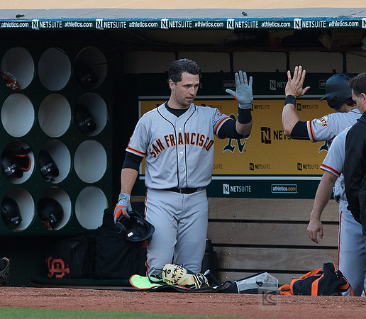 MLB: San Francisco Giants at Oakland Athletics