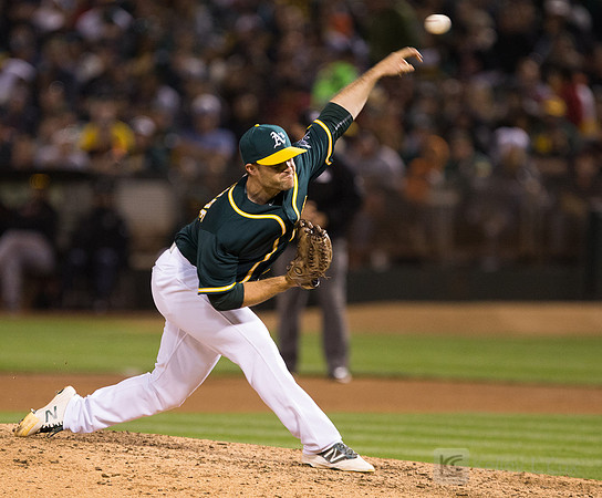 MLB: San Francisco Giants at Oakland Athletics
