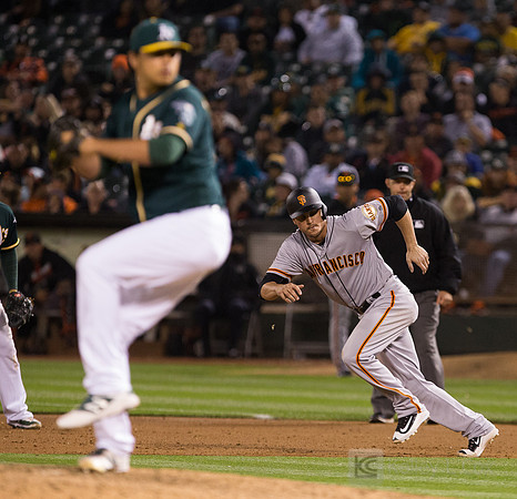MLB: San Francisco Giants at Oakland Athletics