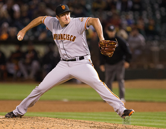 MLB: San Francisco Giants at Oakland Athletics