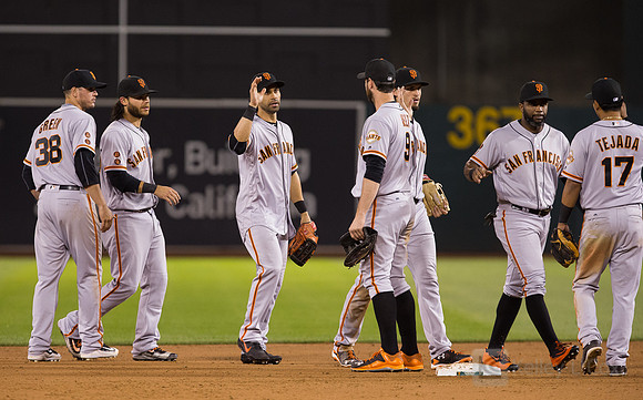 MLB: San Francisco Giants at Oakland Athletics