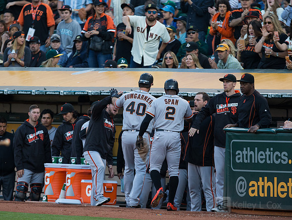 MLB: San Francisco Giants at Oakland Athletics