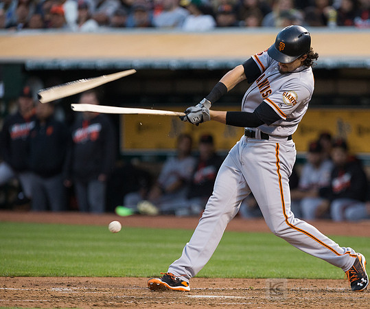 MLB: San Francisco Giants at Oakland Athletics
