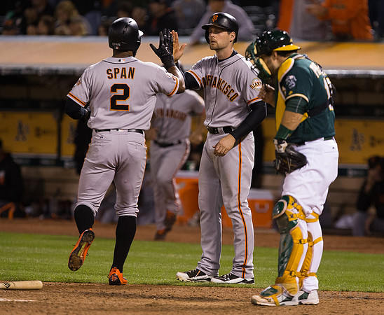 MLB: San Francisco Giants at Oakland Athletics