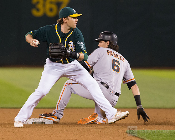 MLB: San Francisco Giants at Oakland Athletics