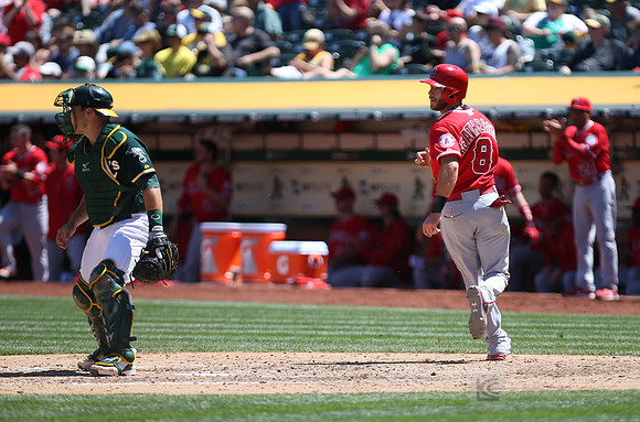 MLB: Los Angeles Angels at Oakland Athletics