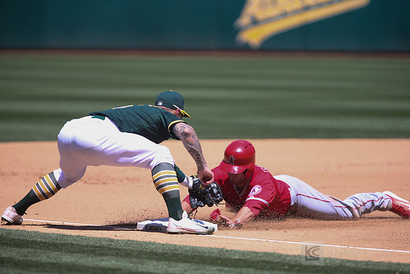 MLB: Los Angeles Angels at Oakland Athletics