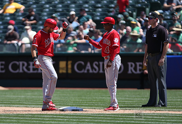MLB: Los Angeles Angels at Oakland Athletics